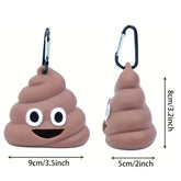 Pet Poop Waste Bag Portable Silicone Dog Waste Bag Convenient Pet Poop Bag Holder Shaped Dog Bag Dispenser